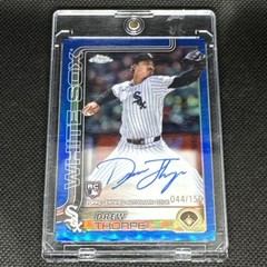 2025 Topps Chrome – Rookie Autograph Drew Thorpe Blue Refractor /150