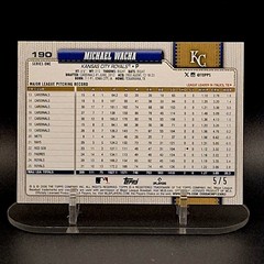 2026 Topps Michael Wacha 5/5 SSP Red Diamante Foil Bookend #190 Royals