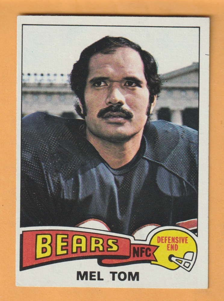 Mel Tom Chicago Bears 1975 Topps #184 San Jose State Spartans Honolulu HI