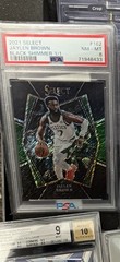 2021-22 Panini Select Courtside Jaylen Brown #294 Black Shimmer Prizm 1/1