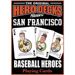 MLB Baseball Hero Decks Caricature 52 Playing Cards rare custom Parody art