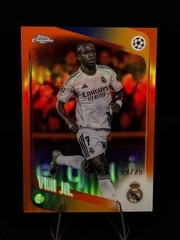 2025-26 Topps Chrome UEFA Club Competitions VINI JR. /25 Orange