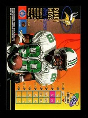 1998 METAL UNIVERSE #190 RANDY MOSS RC VIKINGS RAIDERS PATRIOTS