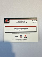 Isaiah Bond [Green Sapphire] #RA-IBO 2025 Topps Chrome Rookie Autograph /99