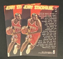 (2) Jerry Stackhouse 1995-96 Fleer Ultra Jam City ROOKIE Hot Packs #12 Lot