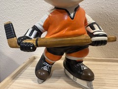 Hockey Ceramic Vintage lot 70s, Team Canada, Flyers, Atlantic Mold, Hand Painted
