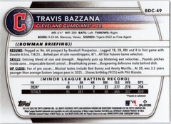 2025 Bowman Draft – Chrome Travis Bazzana #BDC-49 Mojo Refractor (RC)