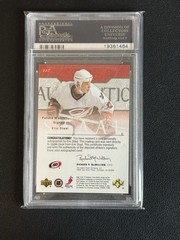 2003-04 UD SP AUTHENTIC FUTURE WATCH AUTO /900 ERIC STAAL PSA 10 HURRICANES RC!