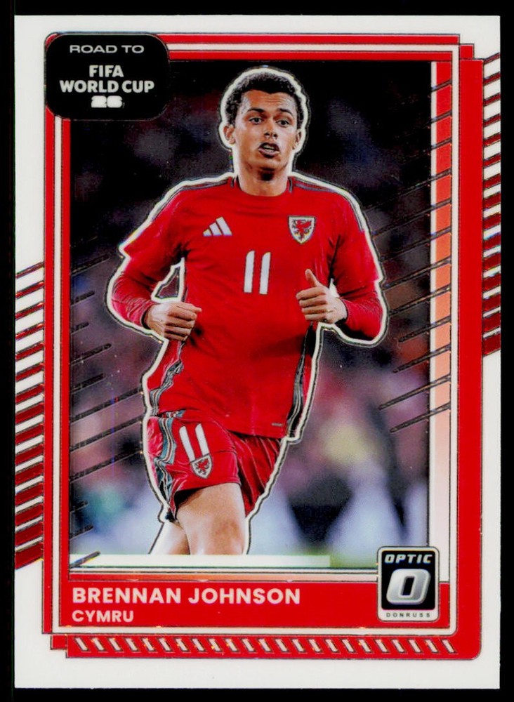 2025-26 Donruss Road to FIFA World Cup Brennan Johnson 1 Wales