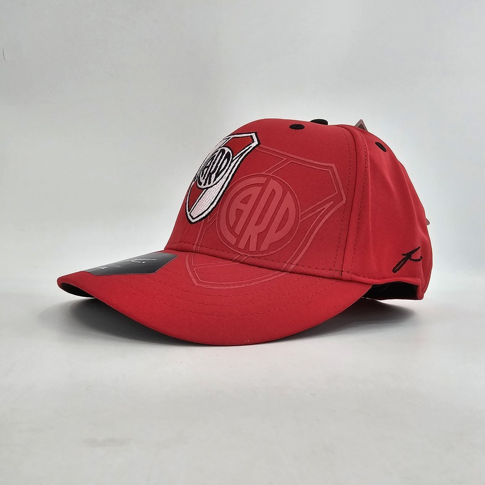 River Plate Soccer Team Serie A Fi Collection Mens L/XL Stretch Cap Red NEW