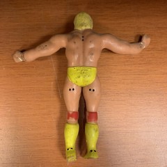 WWF Titan Sports 1985 LJN Hulk Hogan Wrestling Bendie Figure 4 3/4&Prime; Tall