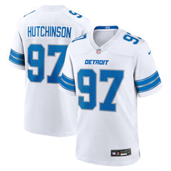 NWT Men&rsquo;s #97 Aidan Hutchinson Black 2nd Alternate Game Stitched Jersey
