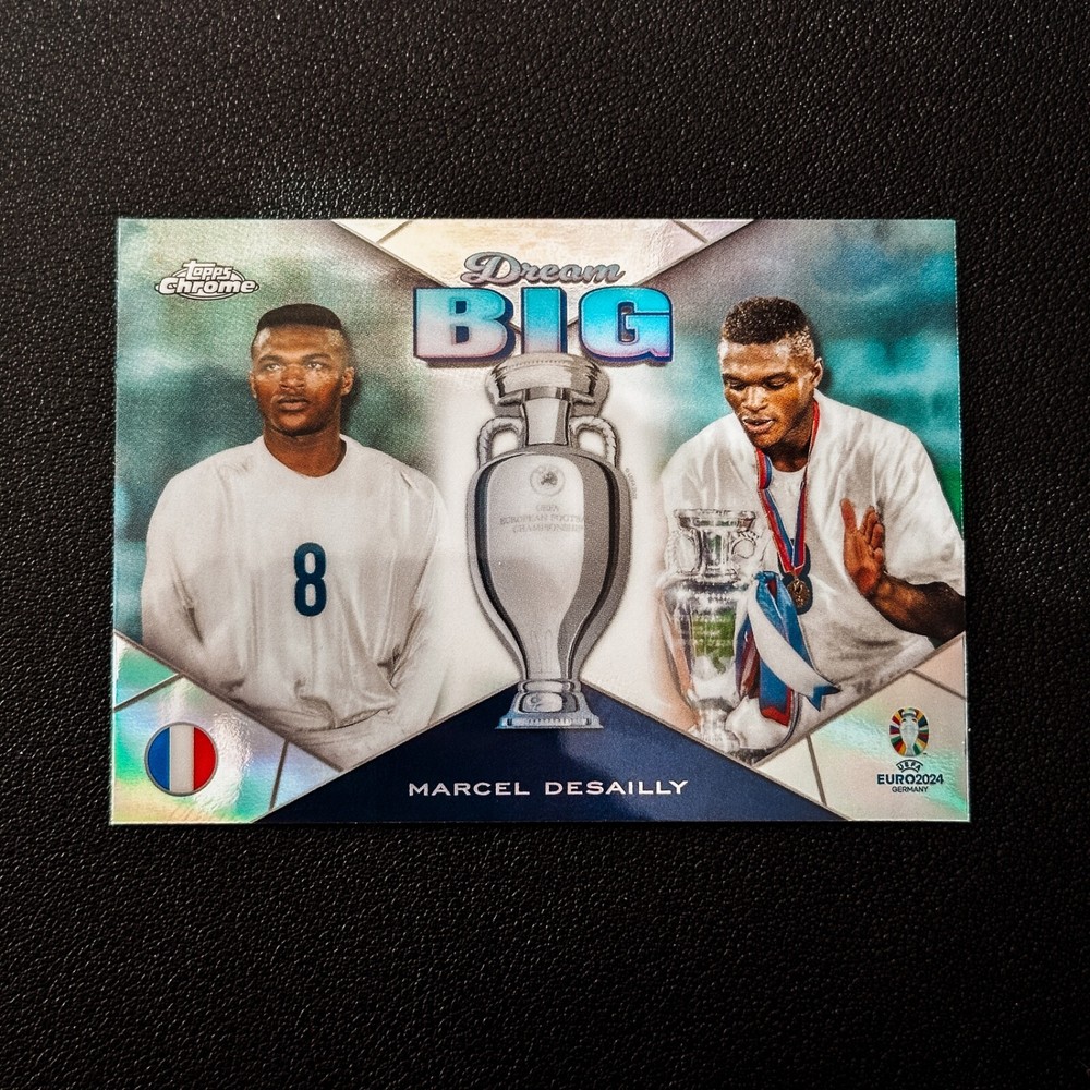2024 Topps Chrome Euro Dream Big Marcel Desailly #DB-5 France + FREE CARD