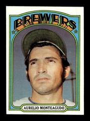 1972 Topps #458 Aurelio Monteagudo Brewers NEAR MINT *3w