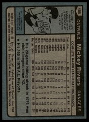1980 Topps #485 Mickey Rivers