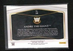 2022 Panini Select Andre The Giant Global Icons Insert SP (French Alps) Legend