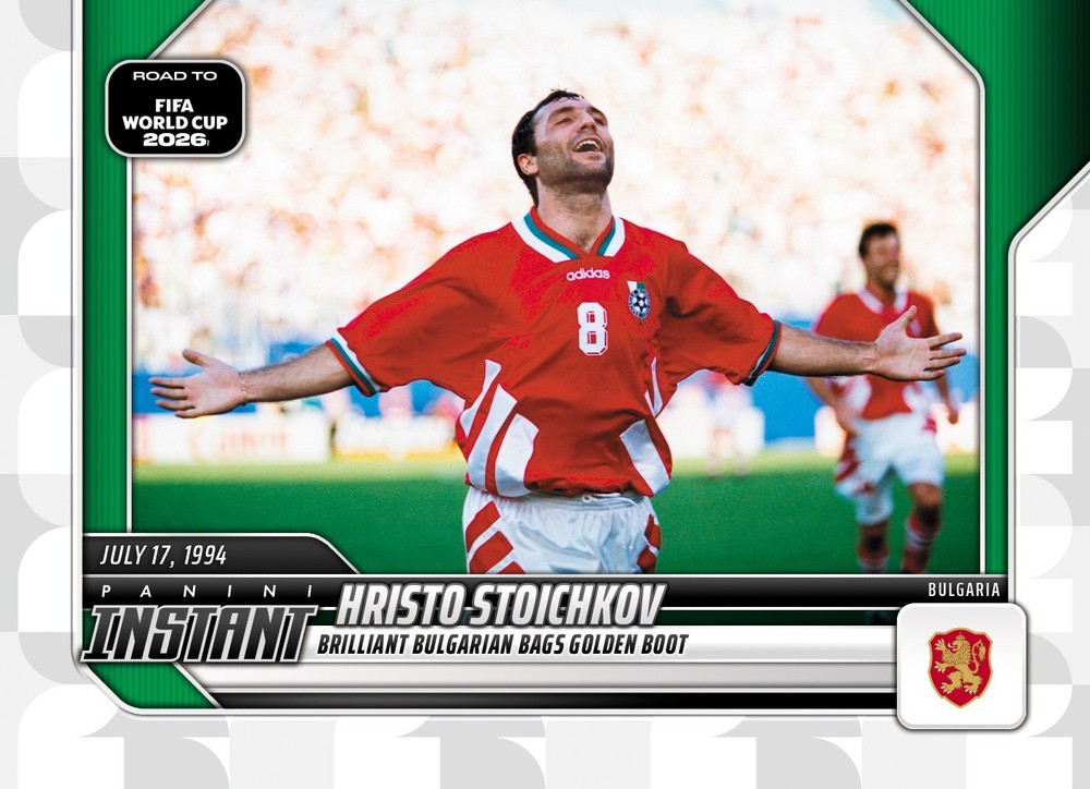 2026 Panini Instant Road To FIFA World Cup Hristo Stoichkov #16 ~ PR 173