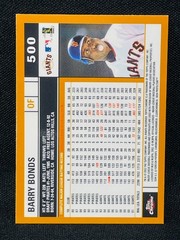 2002 Topps Chrome Baseball – BARRY BONDS #500 – SAN FRANCISCO GIANTS