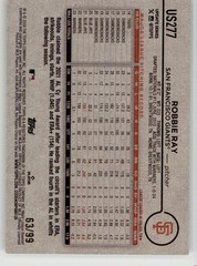 Robbie Ray 2024 Topps Update Vintage Stock US277 #/99 San Francisco Giants