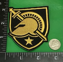 ARMY ☝️ West Point BLACK KNIGHTS IRON ON PATCH 🏈 Beat Navy !