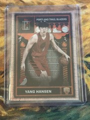 2026 Topps NBA Signature Class Yang Hansen Rookie Odyssey #ODY-12 Blazers