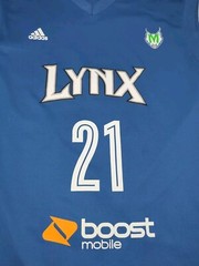 Minnesota MN Lynx WNBA Andrew #21 Jersey Adidas Adult Mens Small / Womens Medium