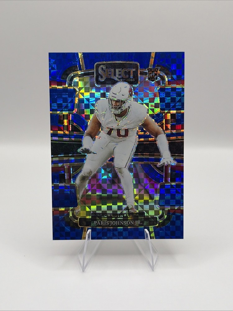2023 Panini Select – Concourse Paris Johnson Jr. #3 Blue Prizm /199 (RC)