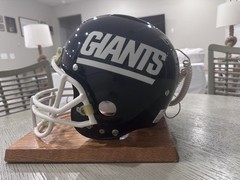 Vintage New York Giants Riddell Helmet Phone Telephone w/ Manual Excellent Cond