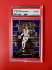 2023 Panini Select Victor Wembanyama #87 Blue (RC) Rookie PSA 10