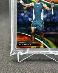 2025 Topps Chrome Carlos Alcaraz Orange Refractor /25 Tennis #1