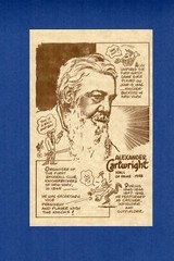 #10 ALEXANDER CARTWRIGHT, Pioneer ~ 1977 Bob Parker Baseball Hall of Fame