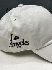 Rare LA Dodgers 47 Clean Up Hat Cap White Embroidered Script Logo Men Women New