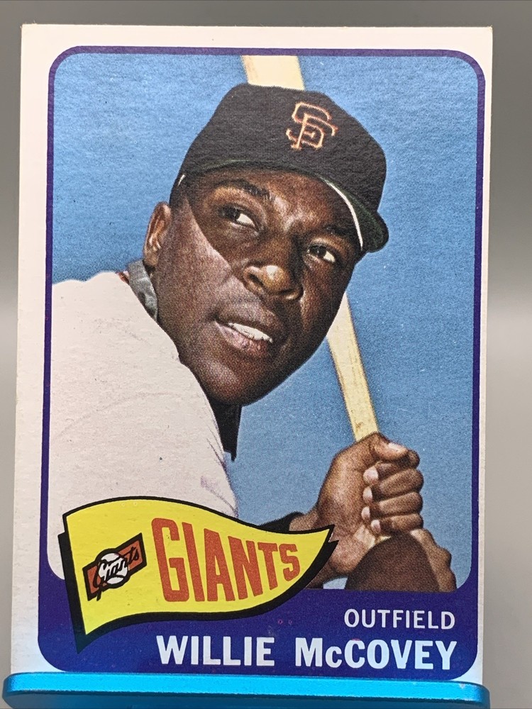 1965 Topps – Willie McCovey #176 Sam Francisco Giants EX No Creases Corner Wear