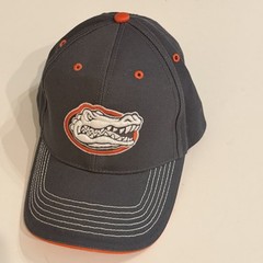 Florida Gators NCAA Twins Enterprise Dark Grey Orange Strapback Cotton Hat Cap