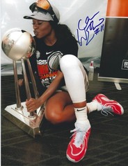 DANA EVANS Signed 8.5 x 11 Photo Signed REPRINT Basketball WNBA Las Vegas ACES
