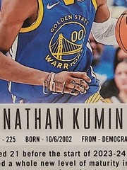 2023-24 Panini Silver Prizm Deca Jonathan Kuminga #39 MOJO 1/25 1st Print!$!$!$!