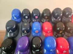Lot of 86 Laich MLB Baseball Plastic Team Souvenir Batting Helmets with Vintage