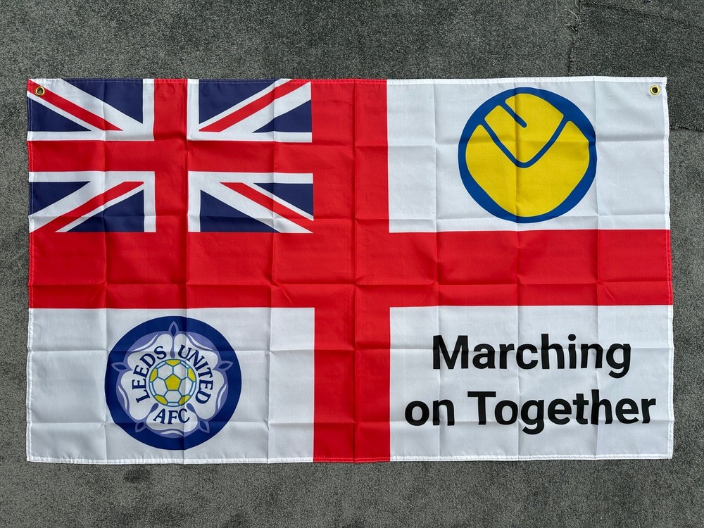 Leeds United Flag 5ft X 3ft