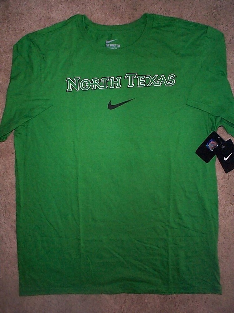($25) NIKE North Texas Mean Green ncaa Jersey Shirt Adult MENS/MEN&rsquo;S (L-LARGE)