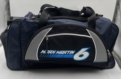 Mark Martin #6 Valvoline Race Day Navy Black Canvas Duffle Bag NASCAR 24x12x12