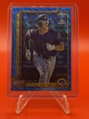 2025 Topps Pro Debut – Chrome Billy Amick #PDC-83 Blue Wave Refractor /150 (RC)
