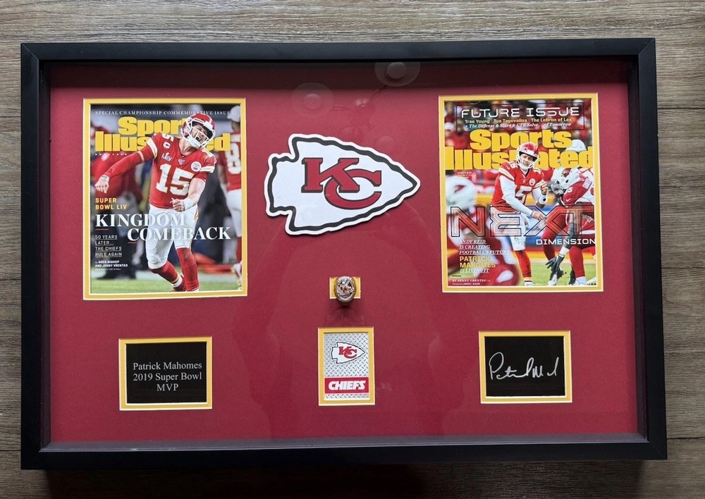 Patrick Mahomes Super Bowl LIV – MVP SI Covers Framed 21 x 32 (Replica)