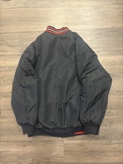 VTG Boston Red Sox Reversible Bomber Varsity Jacket JH Design Black Navy XL