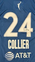 NAPHEESA COLLIER Signed Authentic Nike Minnesota Lynx WNBA Jersey (JSA)
