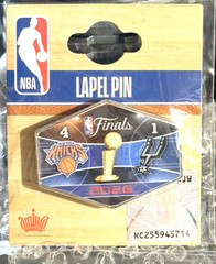 2026 NEW YORK KNICKS NBA CHAMPIONS SCORE PIN OFFICIALLY LICENSED *NEW*