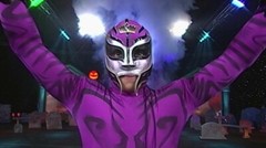Phantom Mysterio Ver 2 Semi-Professional Grade Lucha Mask Purple & Gold Colors