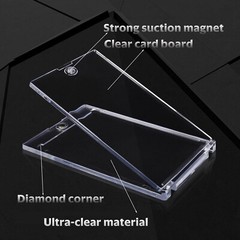 5Pcs 35 55 75 100 130 180 360Pt Magnetic Card Holders One Touch For Trading Card