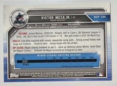Victor Mesa Jr 2019 Bowman Prospects Orange Shimmer Recractor #d 8/25 #BP104 1st