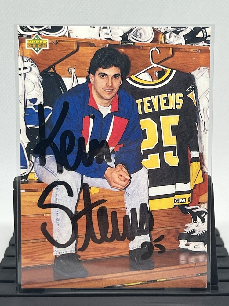 Pick & Choose Kevin Stevens x5 Auto Lot Score Bowman Topps Upper Deck Penguins