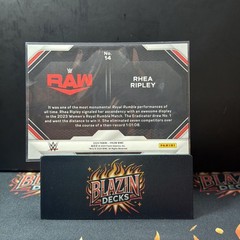 2024 Panini Prizm WWE #14 Rhea Ripley Rumble Performances